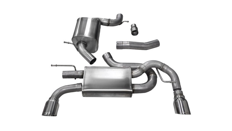 Corsa Performance 10-14 Volkswagen GTI Mk6 Polished Touring 3.0in Cat-Back Dual Exit