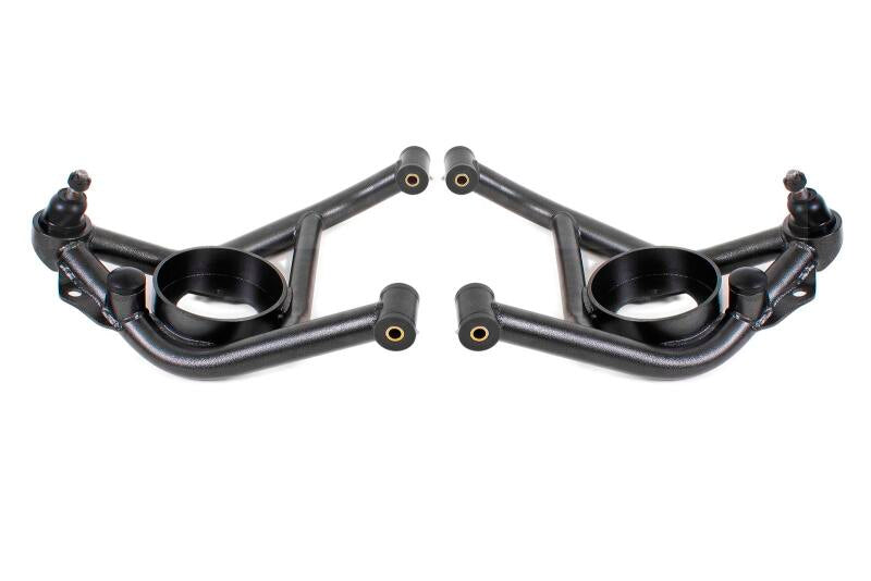 BMR Suspension BMR 70-81 Chevrolet Camaro A-Arms Lower Delrin Bushings Std Ball Joint - Black Hammertone AAL321H
