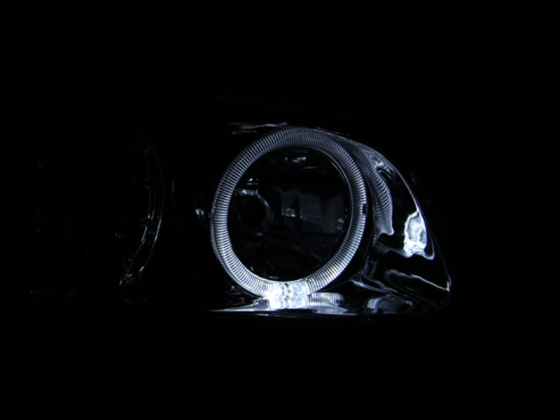 Anzo 2000-2001 Toyota Camry Crystal Headlights w/ Halo Chrome
