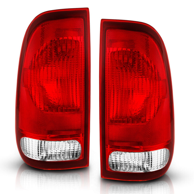 ANZO 1997-2003 Ford F-150 Taillight Red/Clear Lens (OE Replacement) 311307