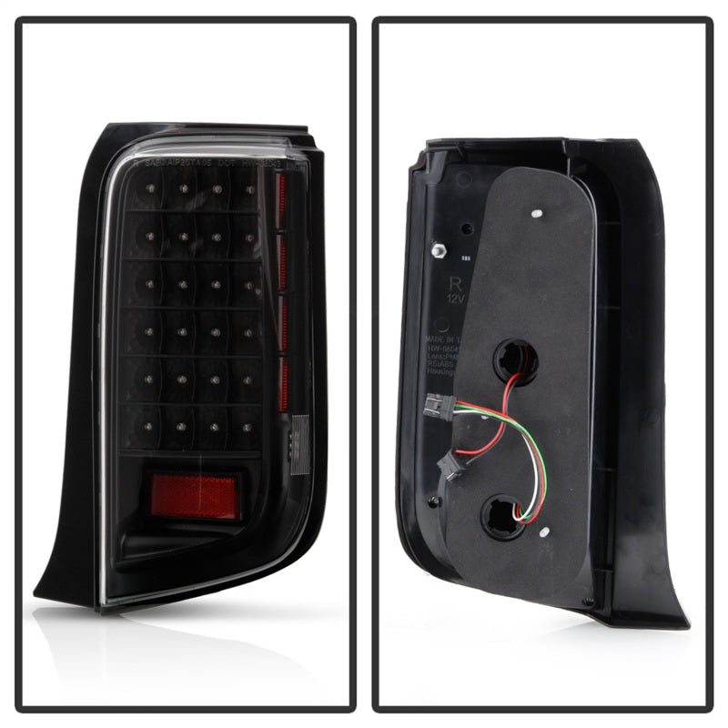 SPYDER Xtune Scion Xb 08-10 LED Tail Lights Black ALT-ON-TSXB08-LED-BK 5013156