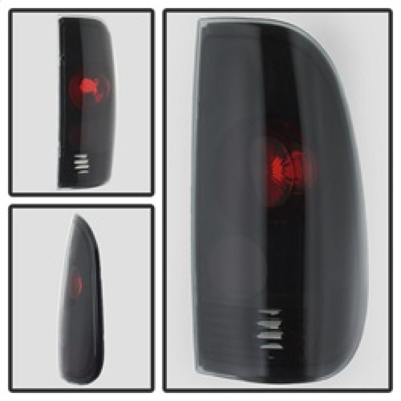 Spyder Ford F150 Styleside 97-03/F250/350/450/550 Euro Style Tail Lights Blk Smke ALT-YD-FF15097-BSM 5078162