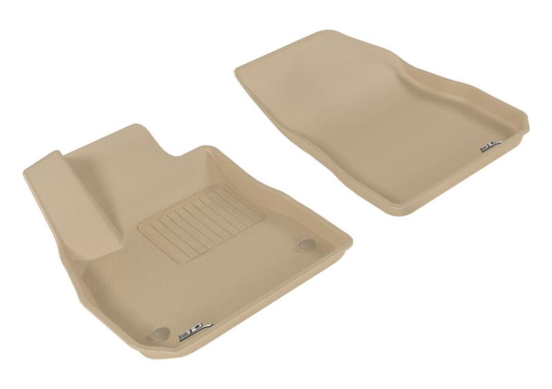 3D MAXpider 2016-2020 Chevrolet Malibu Kagu 1st Row Floormat - Tan L1CH07711502