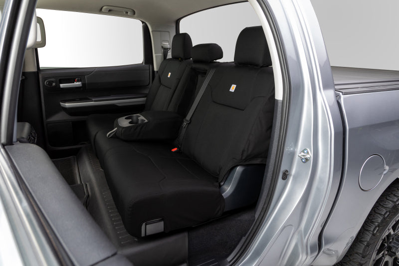 Covercraft 24-25 Ford F250/F550 Carhartt Super Dux PrecisionFit Custom Front Row Seat Covers - Black GTF4423ABCOBK