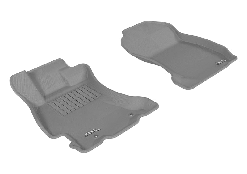 3D MAXpider 2014-2018 Subaru Forester Kagu 1st Row Floormat - Gray L1SB00911501