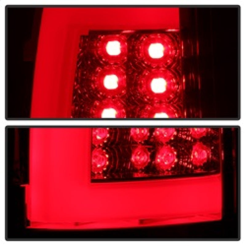 Spyder 00-06 Chevy Suburban 1500/2500 V2 Light Bar LED Tail Lights -Red Clr (ALT-YD-CD00V2-LBLED-RC) 5084163