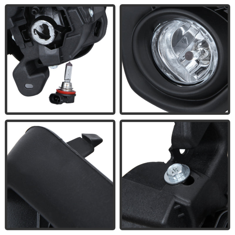 Spyder Mazda CX-5 2012-2015 OEM Fog Light W/Universal Switch- Clear FL-MCX52012-C 5080264