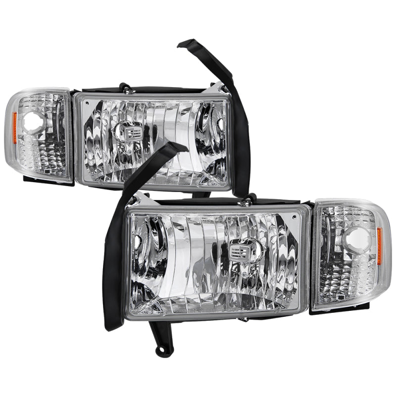 SPYDER xTune Dodge Ram 1500 94-01 Headlight w/ Corner Lamps - OEM HD-JH-DR94-SET-C 9040078