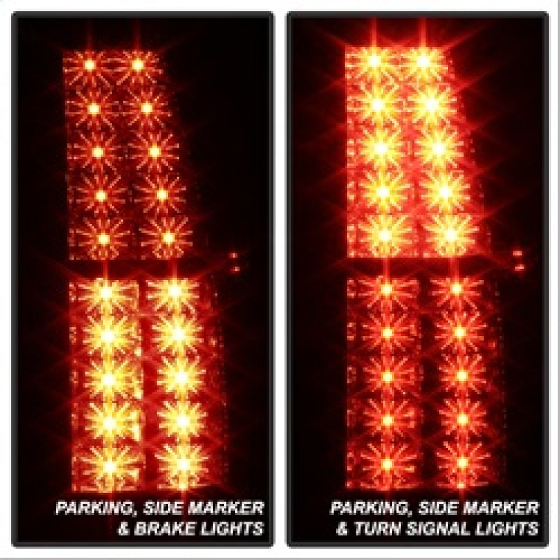 Spyder Chevy Suburban/GMC Yukon/Yukon Denali 07-14 LED Tail Lights Blk Smke ALT-YD-CSUB07-LED-BSM 5078087
