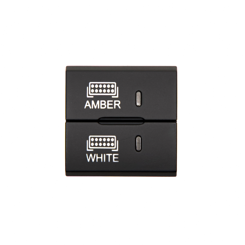 Cali Raised LED Cali Raised Square Style Dual Function Toyota Oem Style Amber & White Switch CR4121