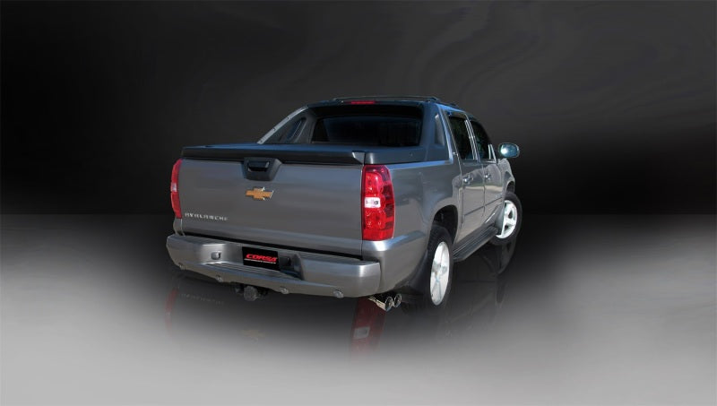 Corsa Performance 07-08 Chevrolet Suburban 1500 5.3L V8 Polished Sport Cat-Back Exhaust