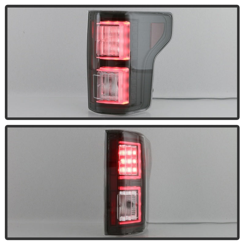 Spyder 18-19 Ford F-150 (w/Blind Spot Sensor) LED Tail Lights - Black (ALT-YD-FF15018-LED-BK) 5085689