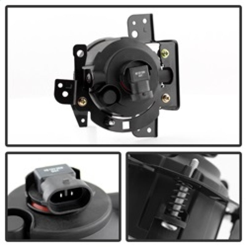 Spyder Mitsubishi Mirage 2014+ OEM Fog Lights w/Switch Clear FL-MM2014-C 5077769