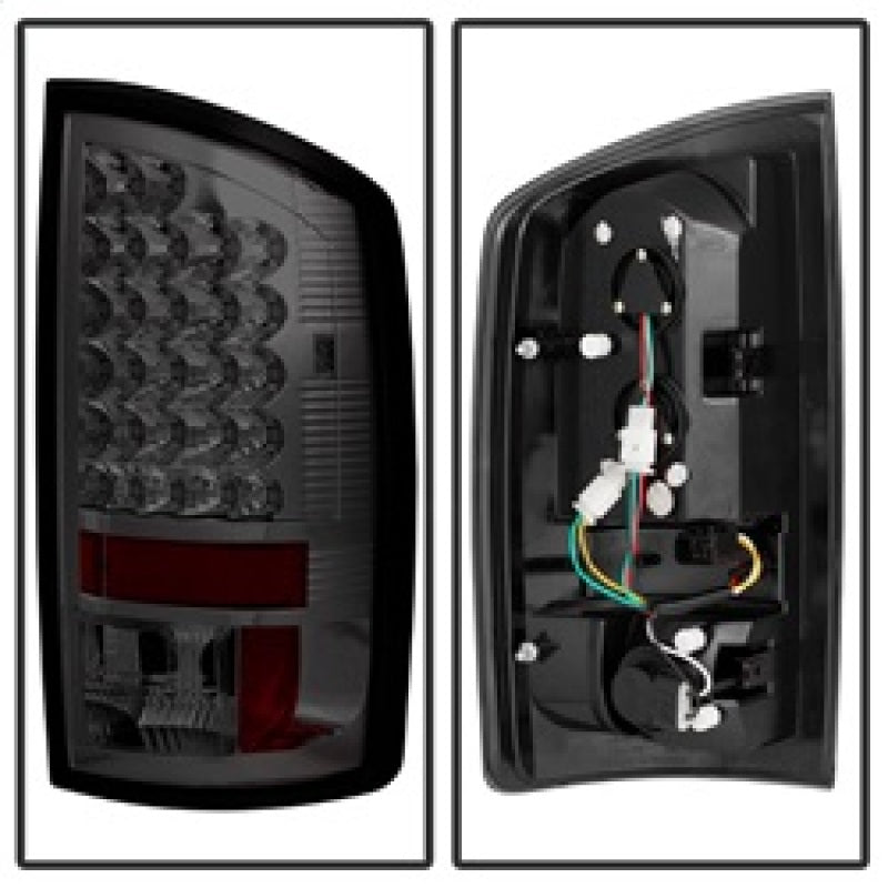 Spyder Dodge Ram 02-06 1500/Ram 2500/3500 03-06 LED Style Tail Lights Smoke ALT-YD-DRAM02-LED-SM 5002594