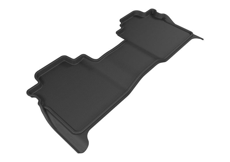 3D MAXpider 2016-2019 Nissan Titan Crew Cab Kagu 2nd Row Floormats - Black L1NS08521509