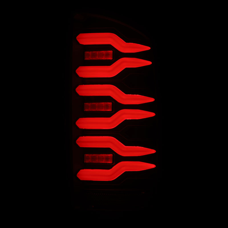 AlphaRex 02-06 Dodge Ram 1500/03-06 Dodge Ram 2500+3500 Luxx-Series LED Tail Lights (Pair) Black 641010 *Discontinued