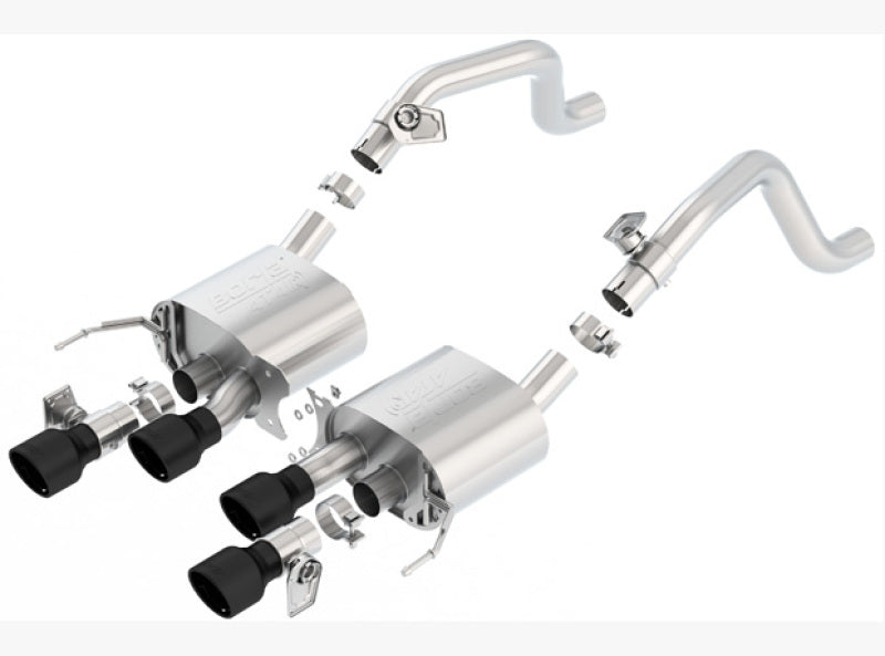 Borla 14-18 C7 Corvette Stingray Axle-Back ATAK Exhaust 2.75in To Muffler Dual 2.75in Out 4.25in Tip 11856CB