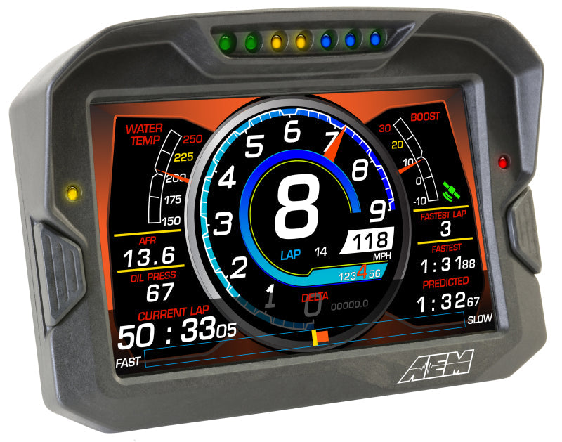 AEM Electronics Digital Dash, CD-7G, Carbon Housing, GPS, CAN Bus, Kit