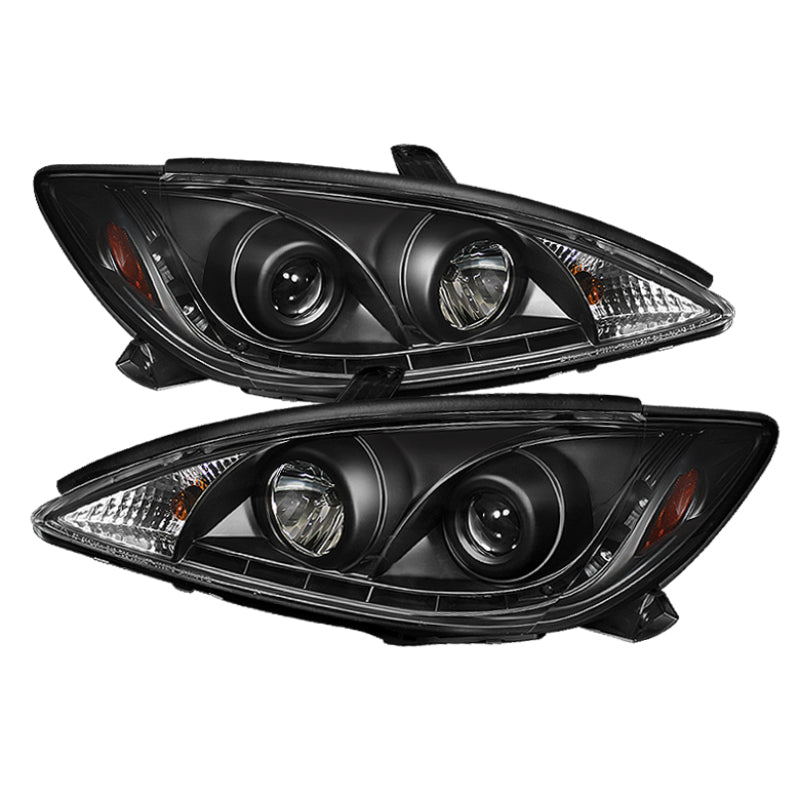 Spyder Toyota Camry 02-06 Projector Headlights DRL Black High H1 Low H1 PRO-YD-TCAM02-DRL-BK 5042798