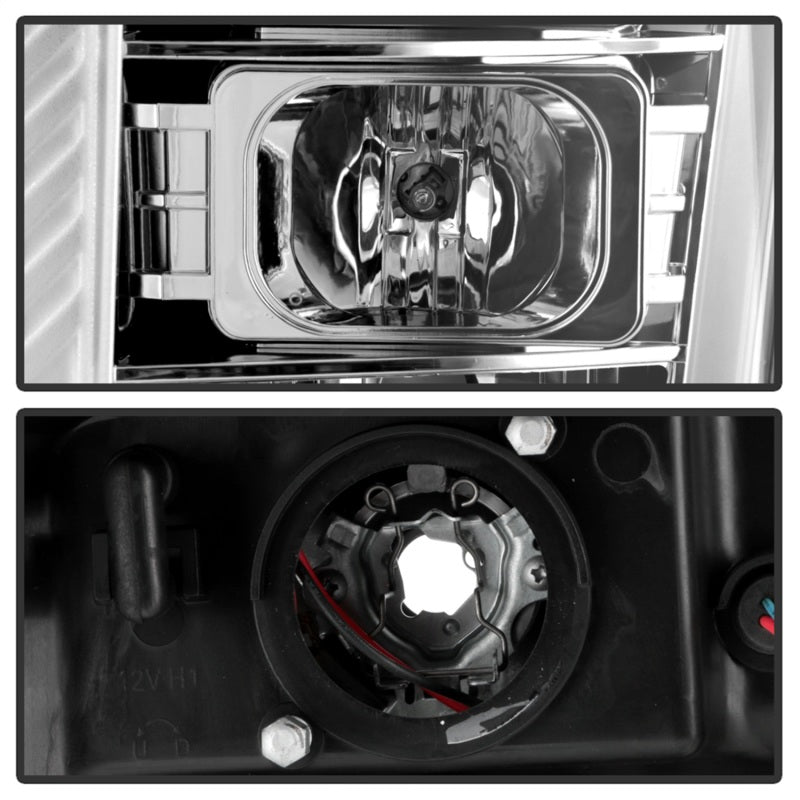 Spyder Ford F250/350/450 11-16 V2 High-Power LED Headlights-White Light Bar-Chrome PRO-YD-FS11V2PL-C 5087881