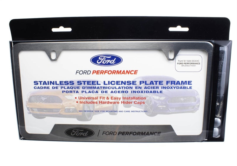 Ford Racing Stainless Steel Ford Performance License Plate Frame M-1828-SS304C