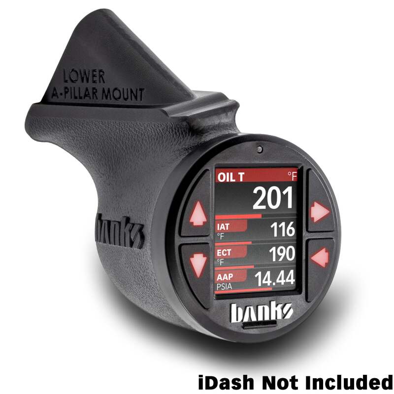Banks Power Banks 2018-2023 Jeep Gauge Pod Kit - Single Gauge - Lower Mount 63377