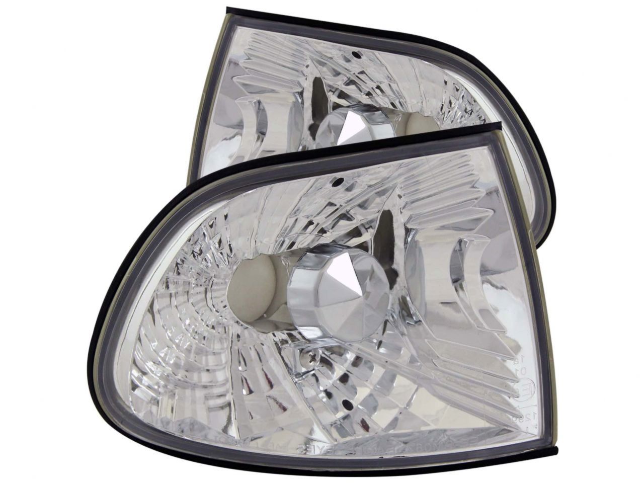 Anzo Corner Lights 1995-2001 BMW 7 Series E38 Euro Corner Lights Chrome