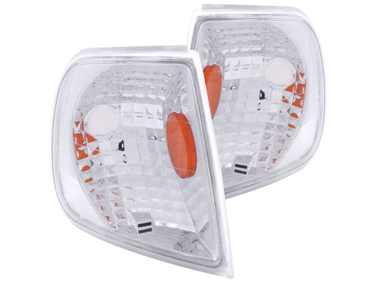 Anzo Corner Lights 1997-2003 Ford F-150 Euro Corner Lights Chrome w/ Amber
