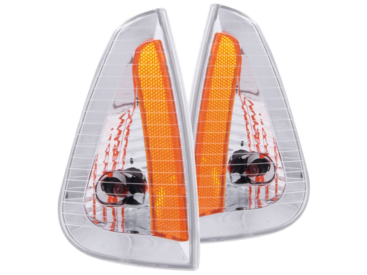 Anzo Corner Lights 2006-2010 Dodge Charger Euro Corner Lights Chrome w/ Amb