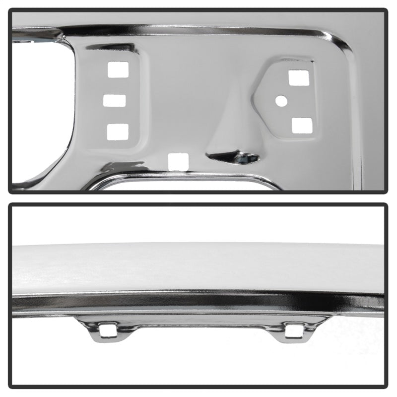 Spyder Ford F150 09-14 w/o Fog Light Hole Front Bumper - Chrome (OEM # 9L3Z17757A) 9948473