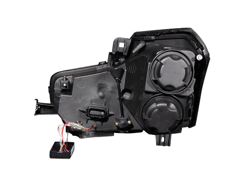 Anzo 2003-2007 Cadillac Cts Projector Headlights w/ Halo Black