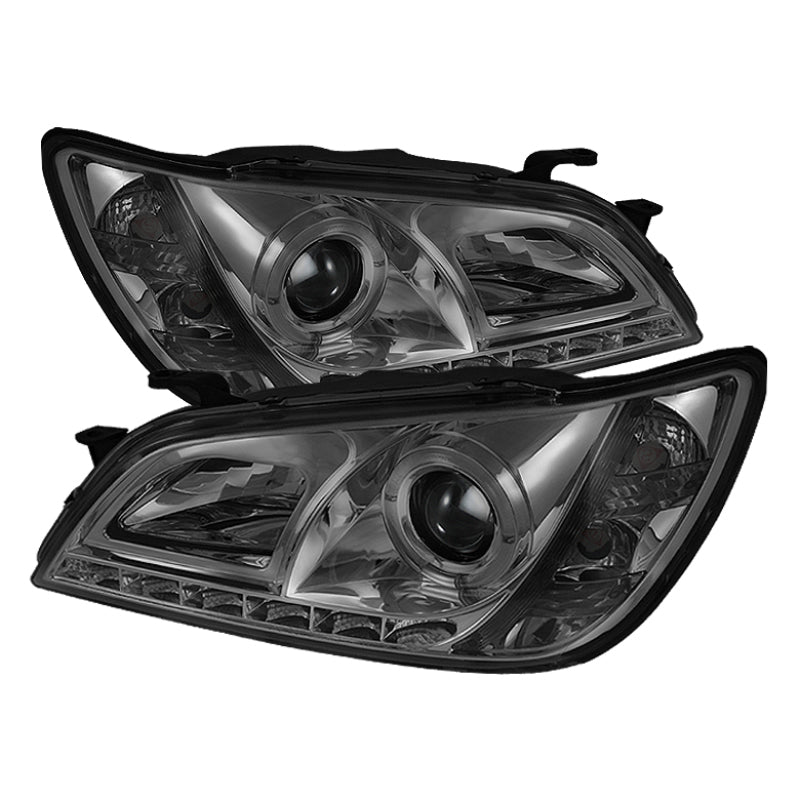 SPYDER Lexus IS300 01-05 Projector Headlights Xenon/HID - LED Halo DRL Smke PRO-YD-LIS01-HID-DRL-SM 5029911