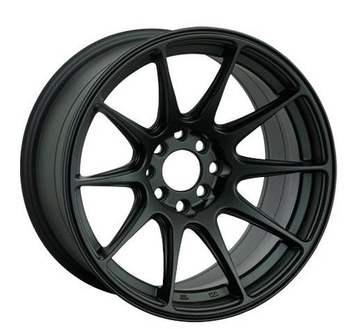 XXR 527 Wheel Flat Black 17x9.75 +25 4x100,4x114.3