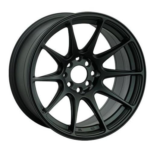 XXR 527 Wheel Flat Black 17x7.5 +40 4x100,4x114.3
