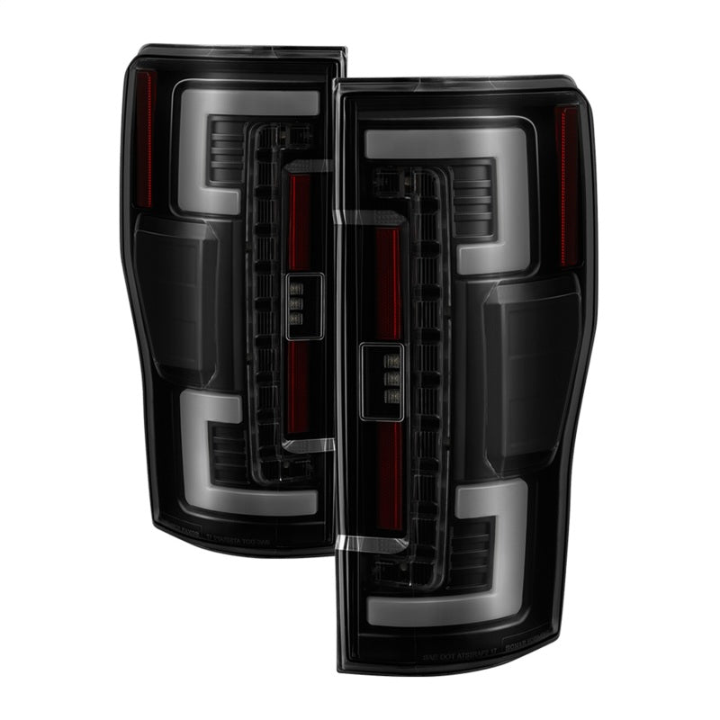 Spyder 17-18 Ford F-250 Super Duty (Excl LED Models) LED Tail Lights - Blk Smk (ALT-YD-FS17-LED-BSM) 5085597