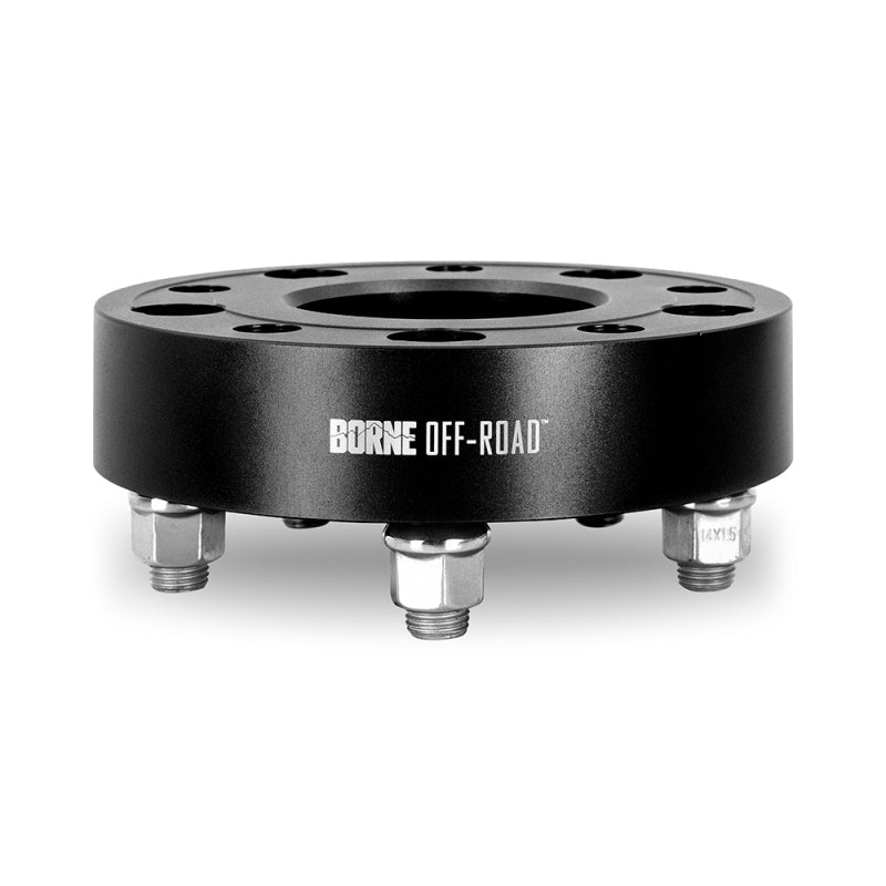 Borne Off-Road Wheel Spacers - 5x127 - 71.6 - 30mm - M14 - Black BNWS-003-300BK