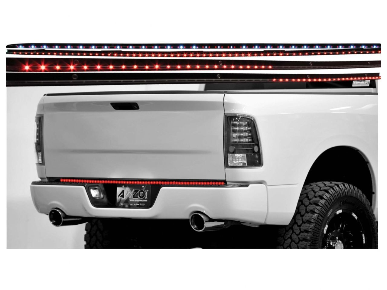 Anzo LED Tailgate Bar Universal LED Tailgate Bar w/o Reverse,60" 4 Function