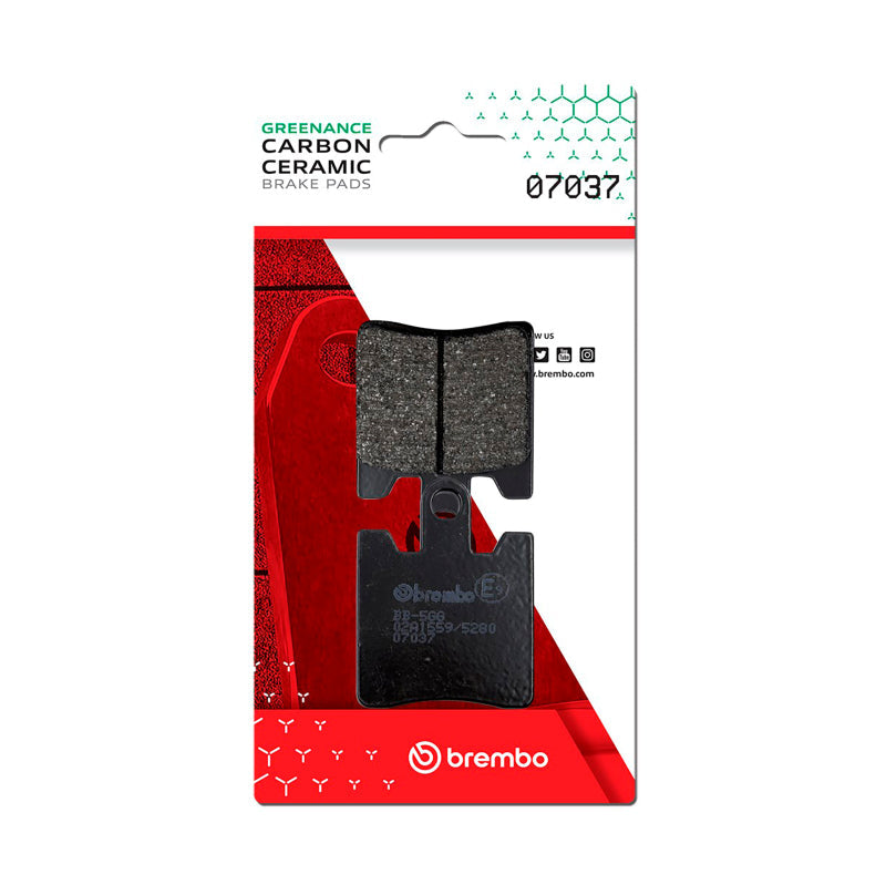 Brembo OE Daelim Ql/Daelim Steezer/Suzuki An Burgman/SYM Gts Carbon Ceramic Brake Pad - Front 07037