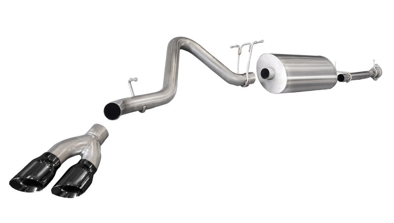 Corsa 11-12 Chevrolet Silverado Crew Cab/Std. Bed 2500 6.0L V8 Black Sport Cat-Back Exhaust 14794BLK