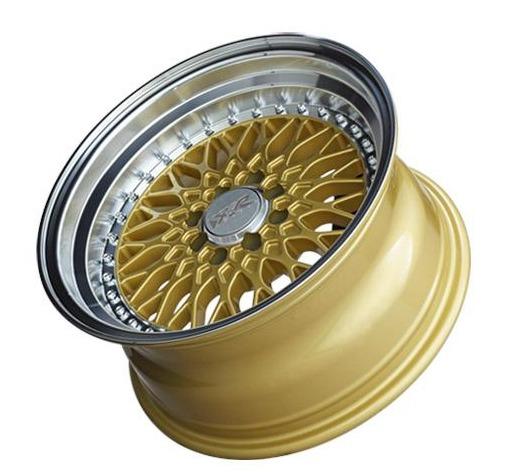 XXR 536 Wheel Hyper Gold / Machined Lip 16x8 +20 4x100,4x114.3
