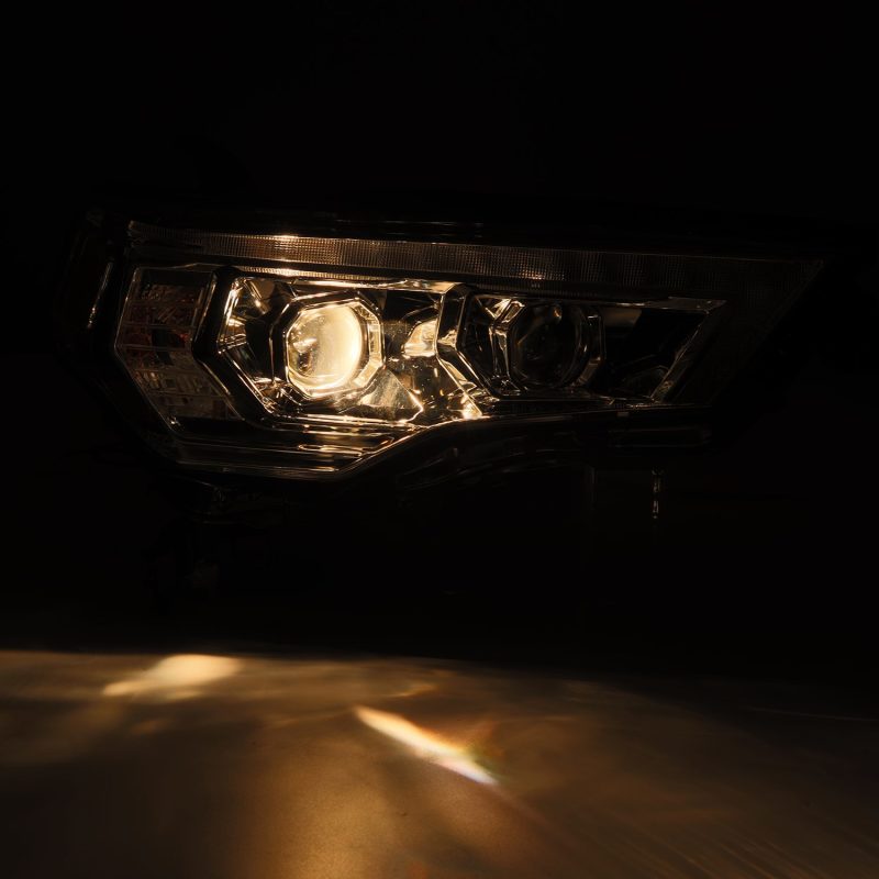 AlphaRex 14-22 Toyota 4Runner PRO-Series Projector Headlights Black w/Seq. Sig. + DRL 880815 *Discontinued