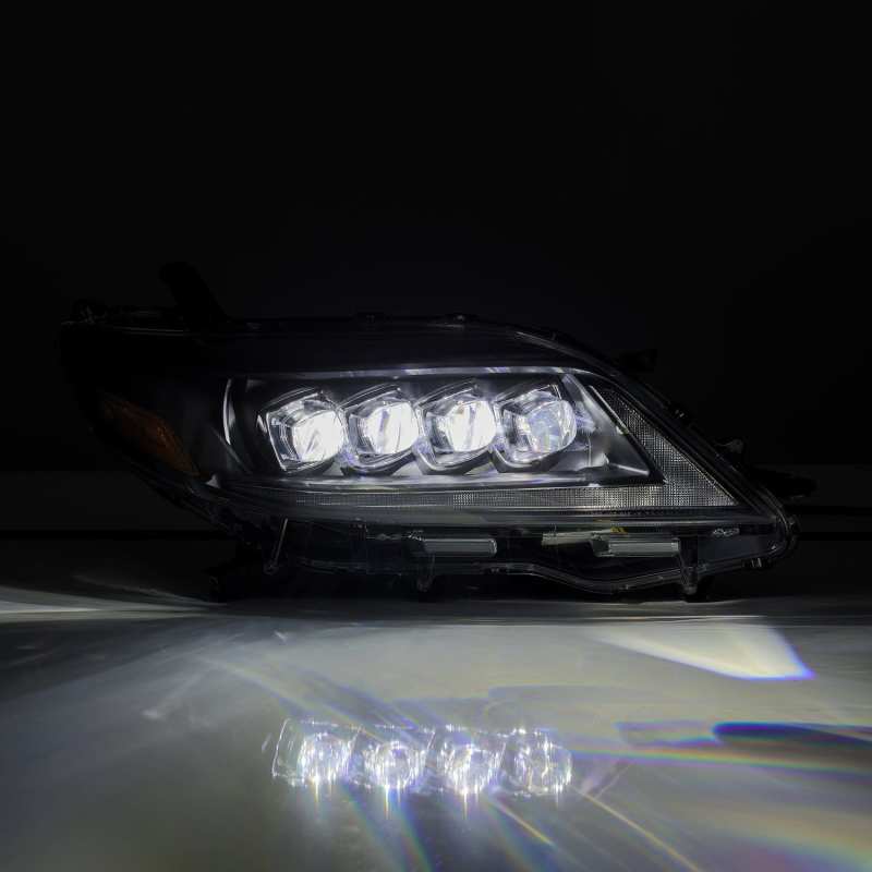 AlphaRex 2011+ Toyota Sienna NOVA LED Proj Headlights Plank Style Black w/Activ Light/Seq Signal/DRL 880768 *Discontinued