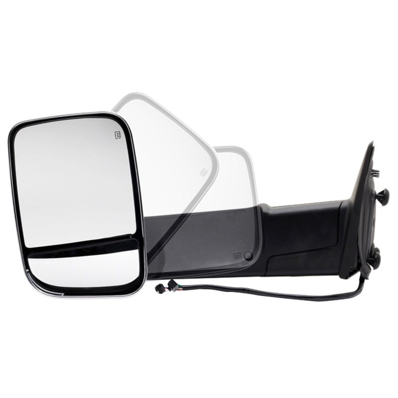 SPYDER Xtune Dodge Ram 1500 09-12 Extendable Power Heated Adjust Mirror Chrome HoUSing Left MIR-DRAM10-PW-L 9933165