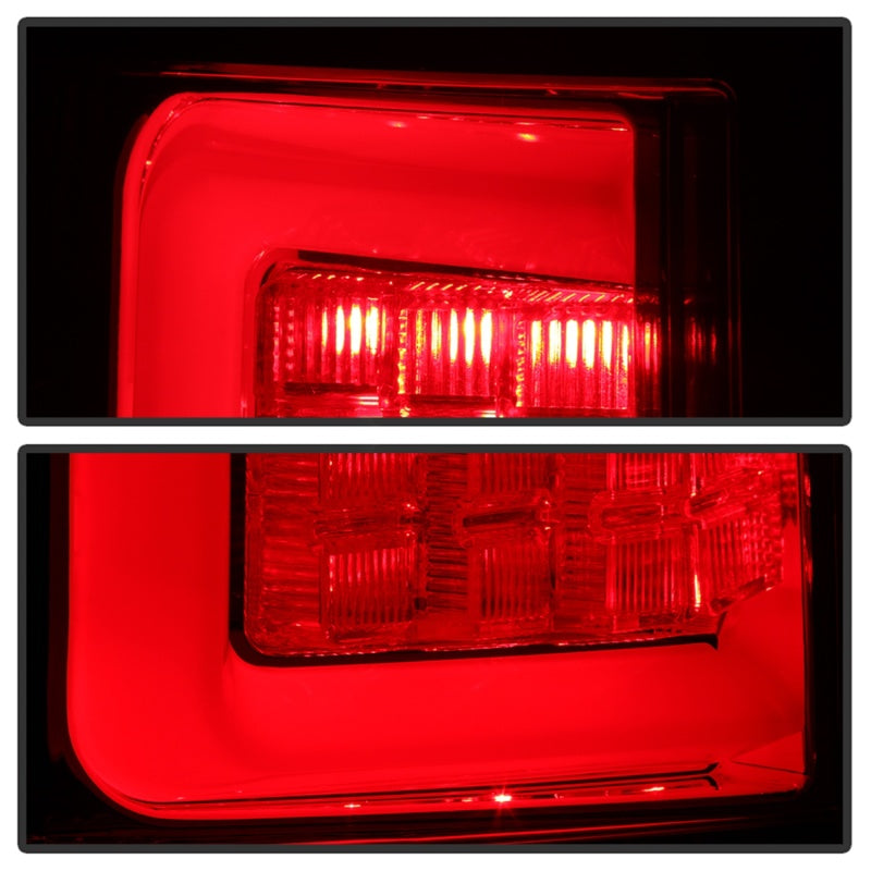 Spyder Jeep Grand Cherokee 05-06 Version 2 Light Bar LED Tail Lights - Chrome 5085832