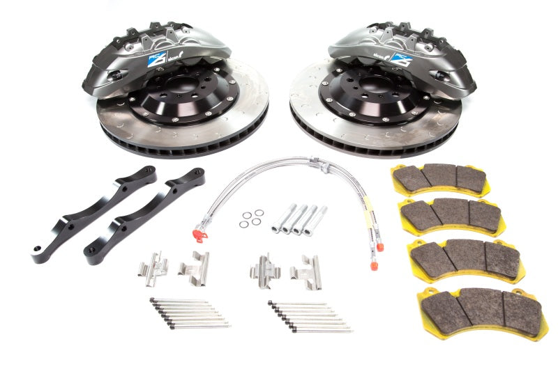 Alcon 2015+ BMW M3 F80 400x34mm Grey 6 Piston Front Brake Upgrade Kit BKF7059Y08