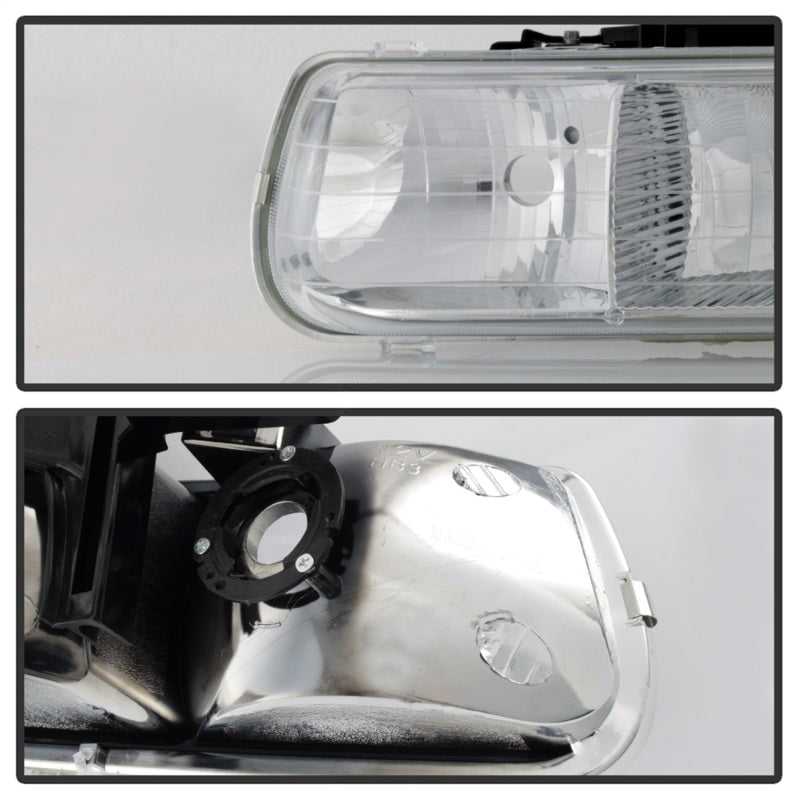 SPYDER Xtune Chevy TahOE 00-06 Amber Crystal Headlights Chrome HD-JH-CSIL99-C 5064264