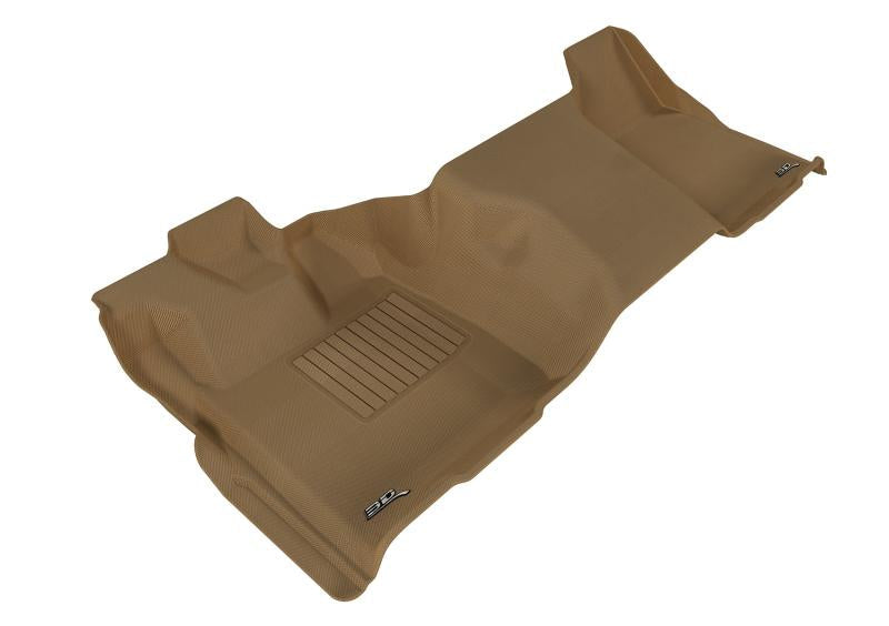 3D MAXpider 2011-2016 Ford F-250/350/450 Regular Cab Kagu 1st Row Floormat - Tan L1FR06611502