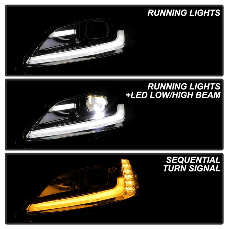 SPYDER Apex Series 05-13 Chevrolet C6 Corvette Hi Powered LED Module Headlights 5087942