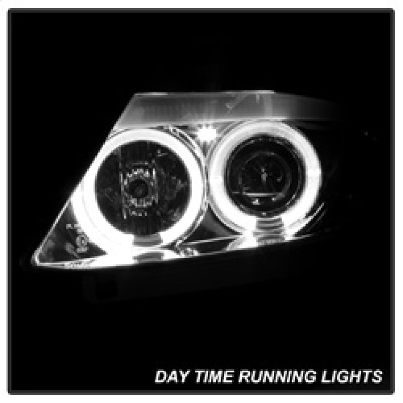 Spyder BMW Z4 03-08 Projector Headlights Halogen Model Only - LED Halo Chrome PRO-YD-BMWZ403-HL-C 5029089