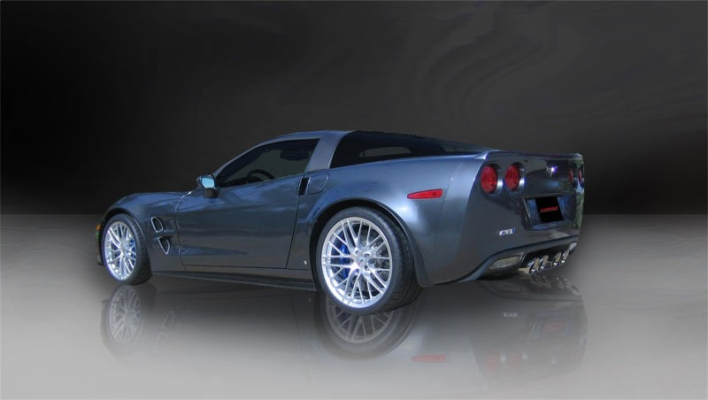 Corsa Performance 3.0" Dual Rear Exit Cat-Back Exhaust System With Twin 4.0" Tips